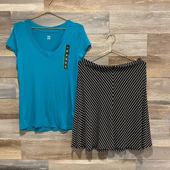 Ann Taylor/mossimo skirt/top outfit sm/med - Picture 1 of 11